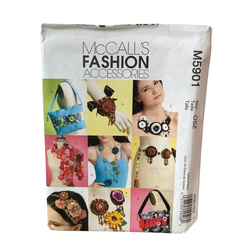 McCall's M5901 Fashion Accessories Sewing Pattern OSZ Yo-Yo Treats